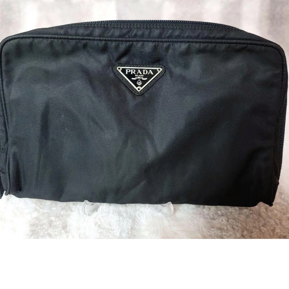 Prada Men's Black Toiletry Bag